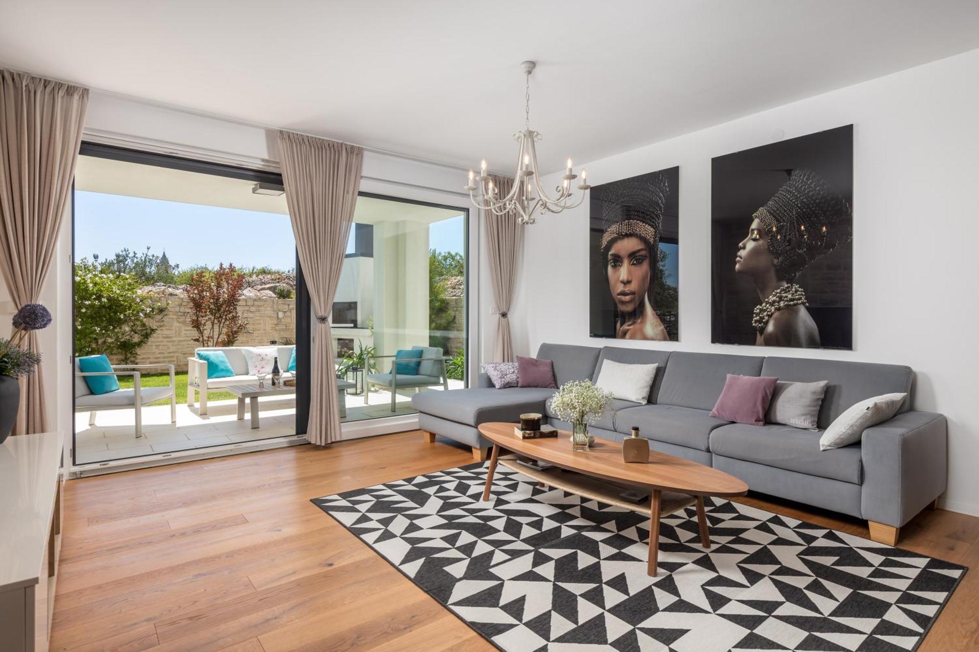 Luxury Apartment Hyperion With Private Pool And Garden Murter Kültér fotó
